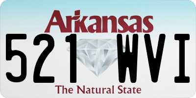 AR license plate 521WVI