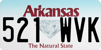 AR license plate 521WVK