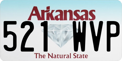 AR license plate 521WVP