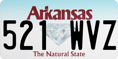 AR license plate 521WVZ