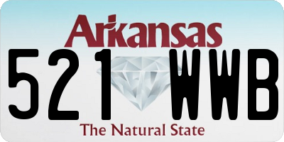 AR license plate 521WWB