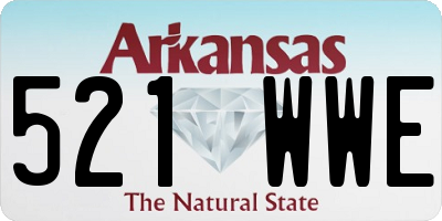 AR license plate 521WWE