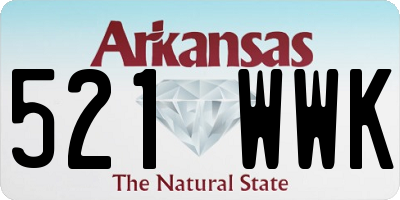 AR license plate 521WWK