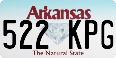 AR license plate 522KPG