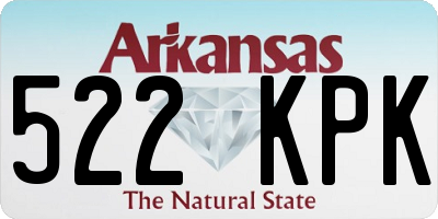 AR license plate 522KPK