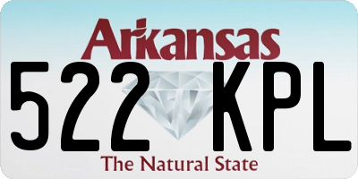 AR license plate 522KPL