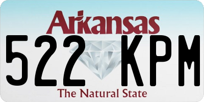 AR license plate 522KPM