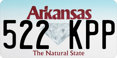 AR license plate 522KPP