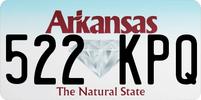 AR license plate 522KPQ