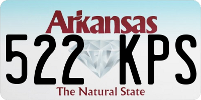 AR license plate 522KPS