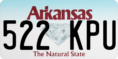 AR license plate 522KPU