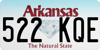 AR license plate 522KQE