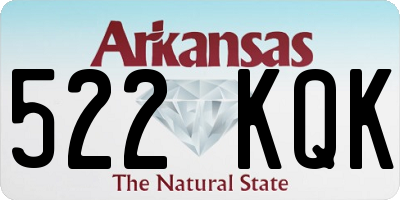 AR license plate 522KQK