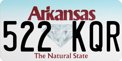 AR license plate 522KQR
