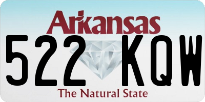 AR license plate 522KQW