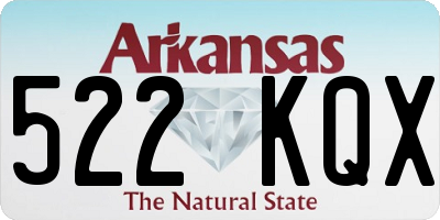 AR license plate 522KQX