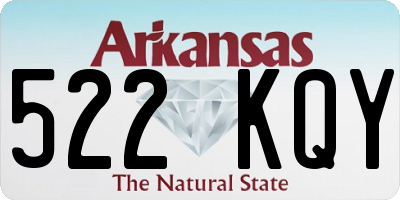 AR license plate 522KQY