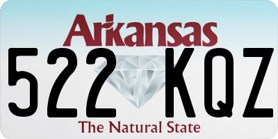 AR license plate 522KQZ