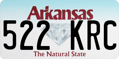 AR license plate 522KRC