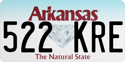 AR license plate 522KRE