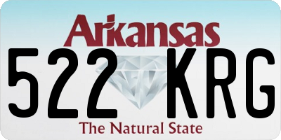 AR license plate 522KRG