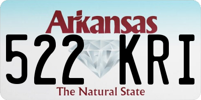 AR license plate 522KRI