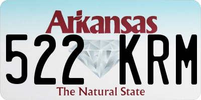 AR license plate 522KRM