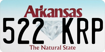 AR license plate 522KRP