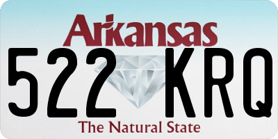 AR license plate 522KRQ