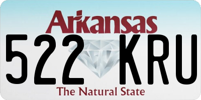 AR license plate 522KRU