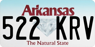 AR license plate 522KRV
