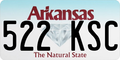 AR license plate 522KSC