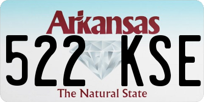 AR license plate 522KSE