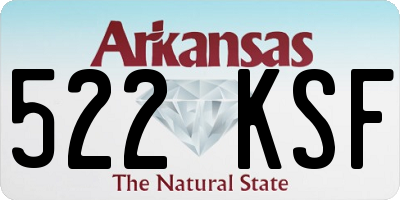 AR license plate 522KSF