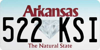 AR license plate 522KSI