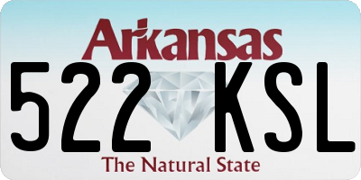 AR license plate 522KSL