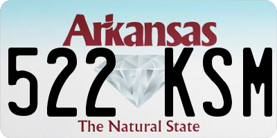AR license plate 522KSM