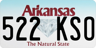 AR license plate 522KSO