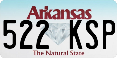 AR license plate 522KSP