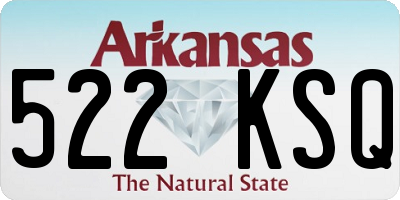 AR license plate 522KSQ