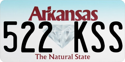 AR license plate 522KSS