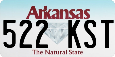 AR license plate 522KST