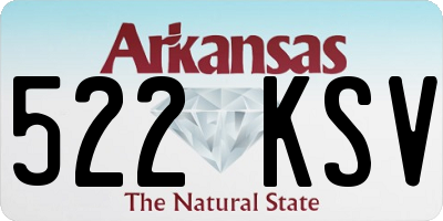 AR license plate 522KSV