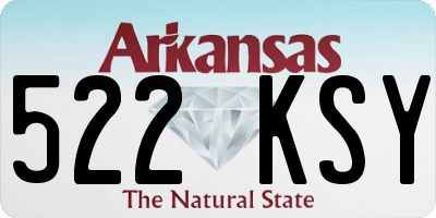 AR license plate 522KSY