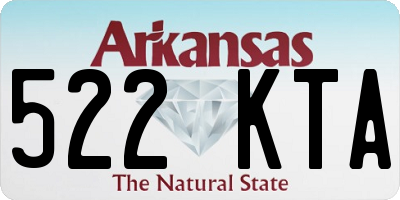 AR license plate 522KTA