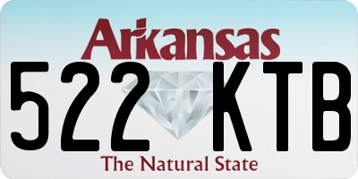 AR license plate 522KTB
