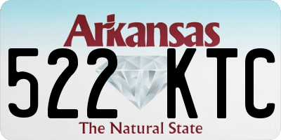 AR license plate 522KTC