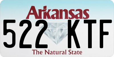 AR license plate 522KTF