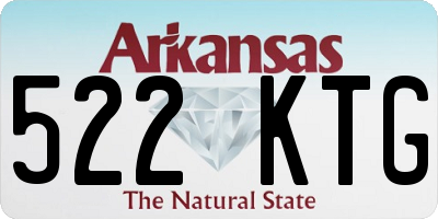 AR license plate 522KTG