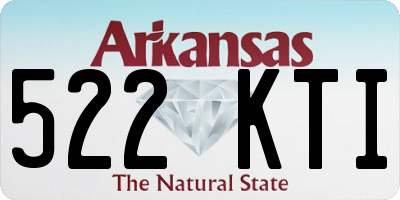 AR license plate 522KTI